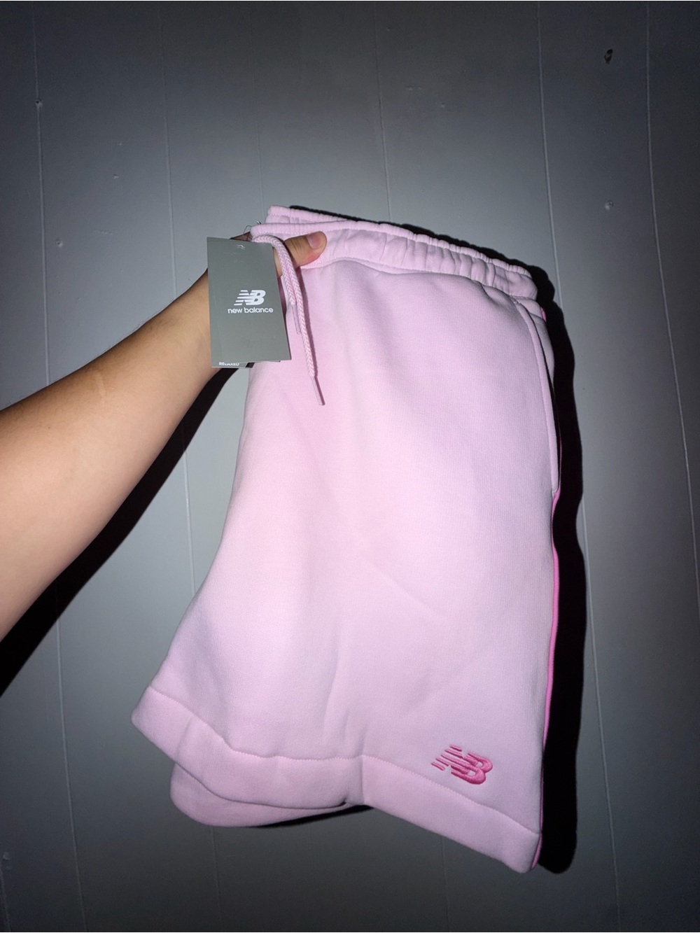 Women New balance Piped fleece shorts Size 2XL